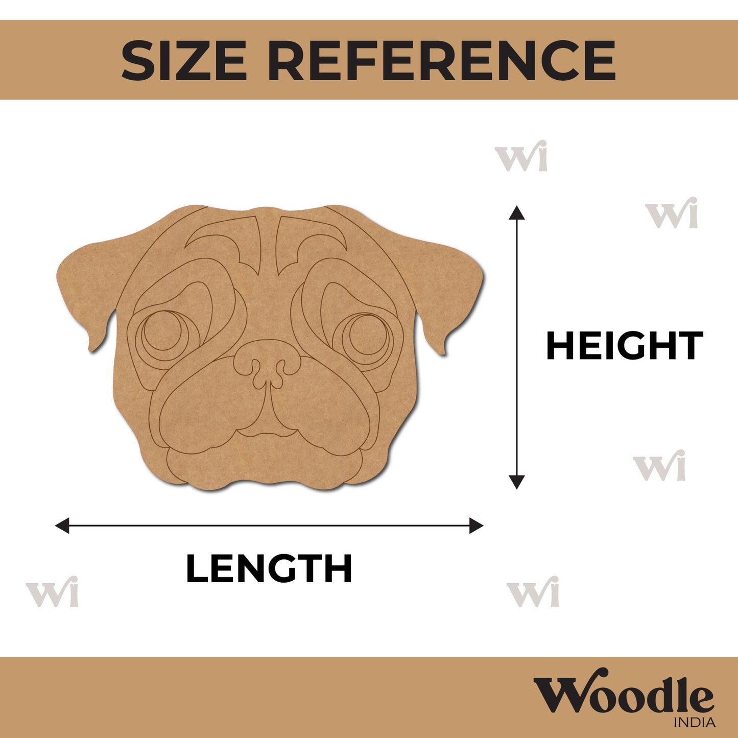 Dog Pre Marked MDF Design 25