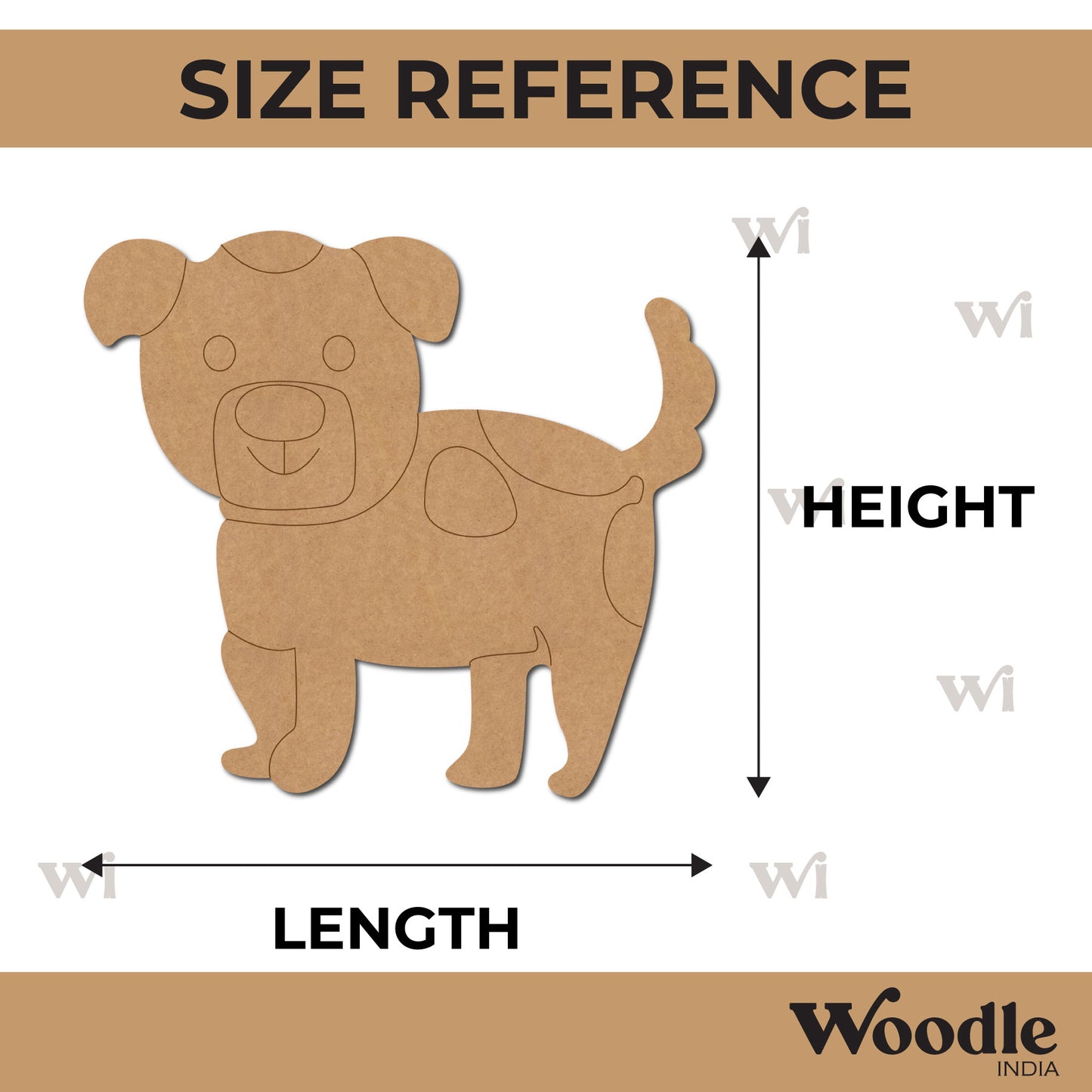Dog Pre Marked MDF Design 3