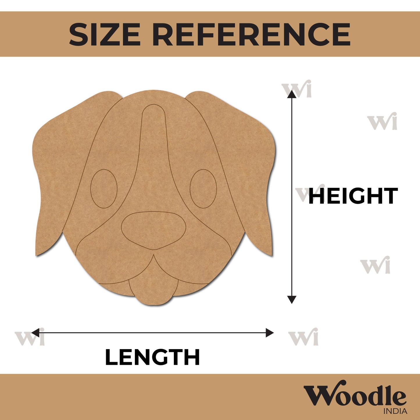 Dog Pre Marked MDF Design 4