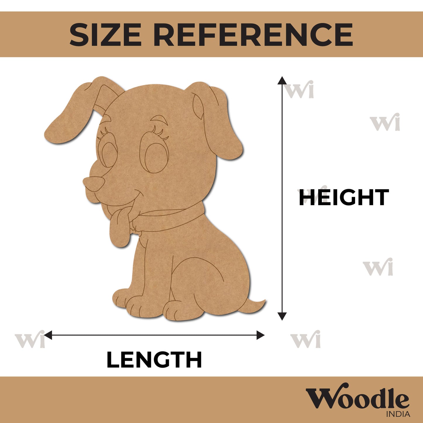 Dog Pre Marked MDF Design 5