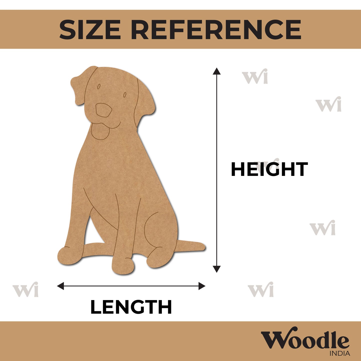 Dog Pre Marked MDF Design 7
