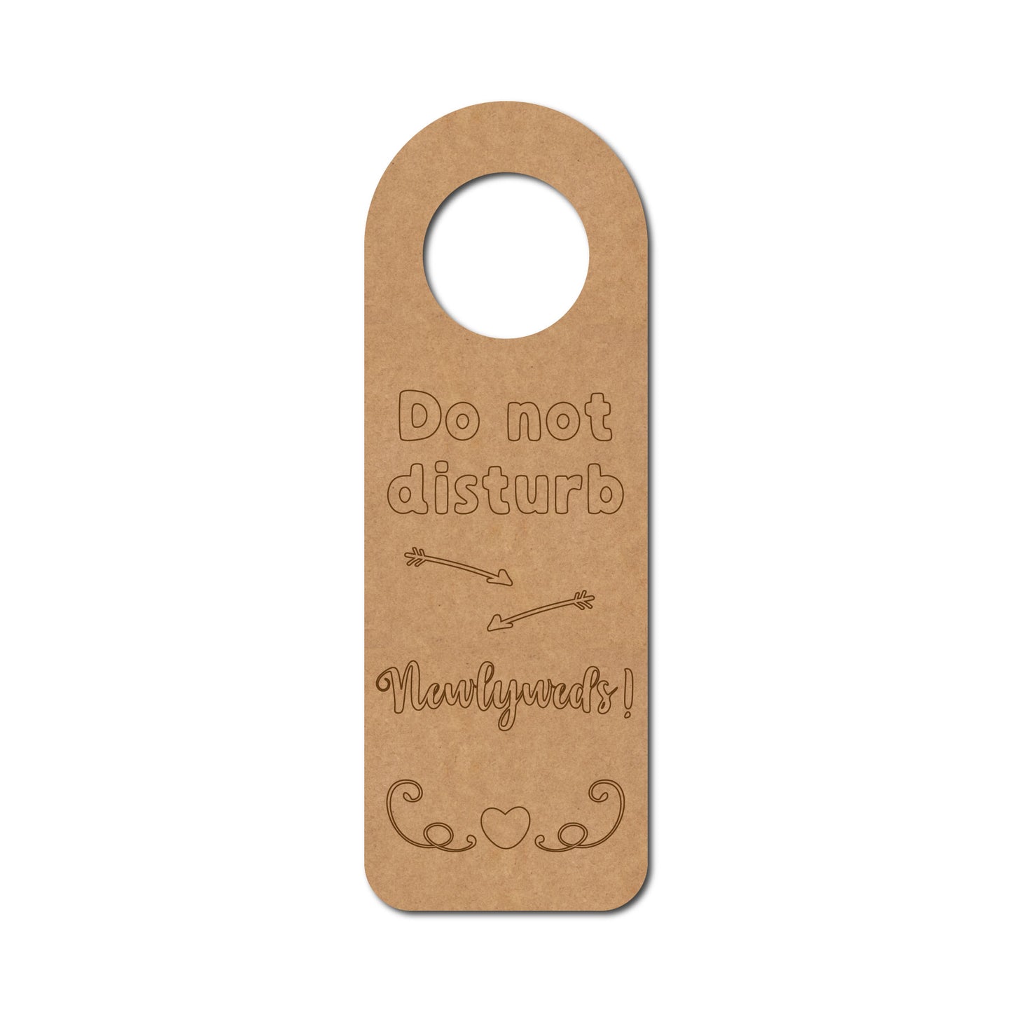 Door Knob Hanger MDF Design 15