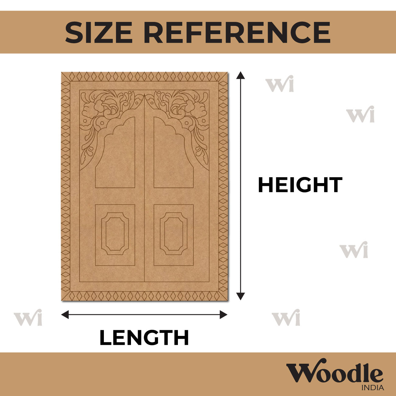 Door Pre Marked MDF Design 10