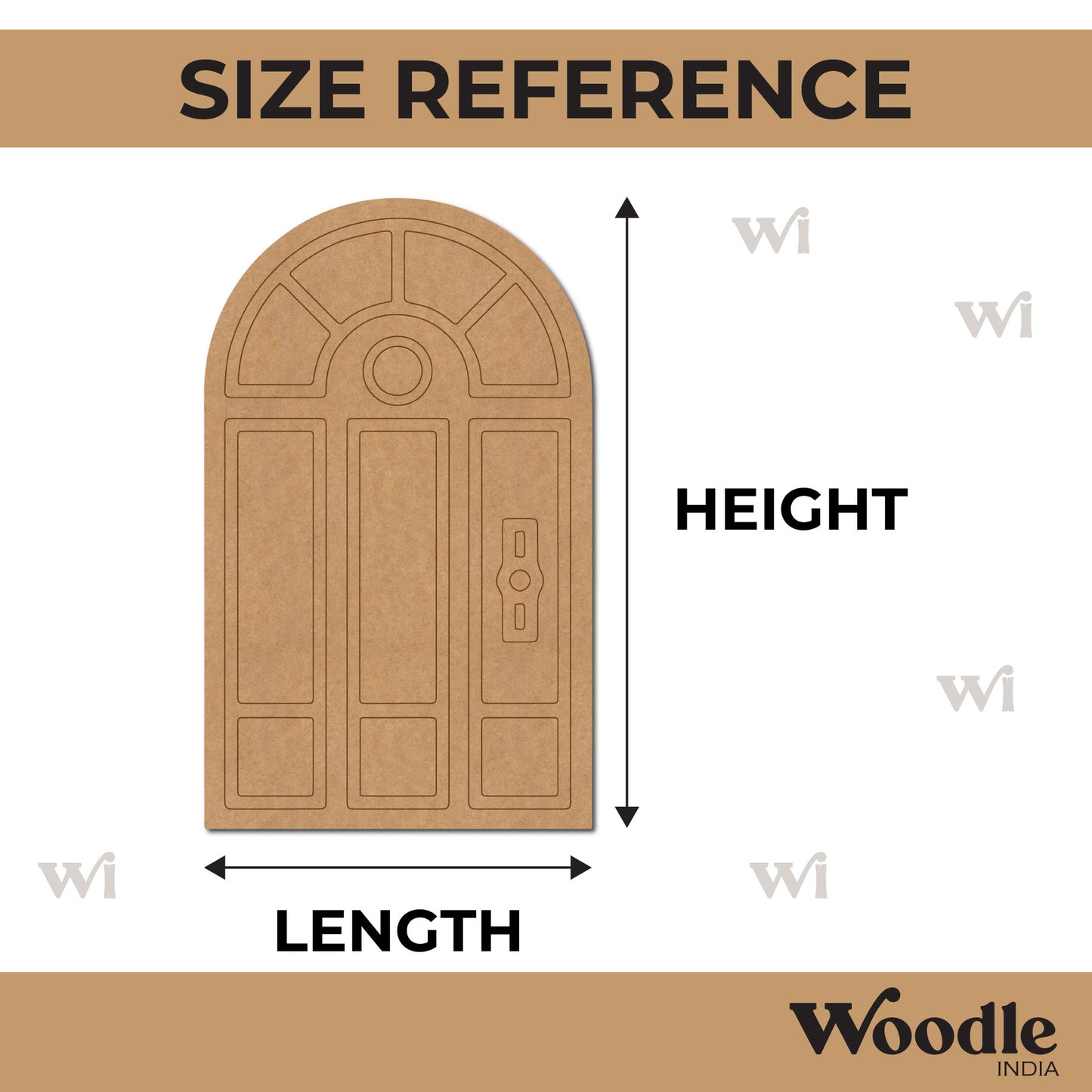 Door Pre Marked MDF Design 7