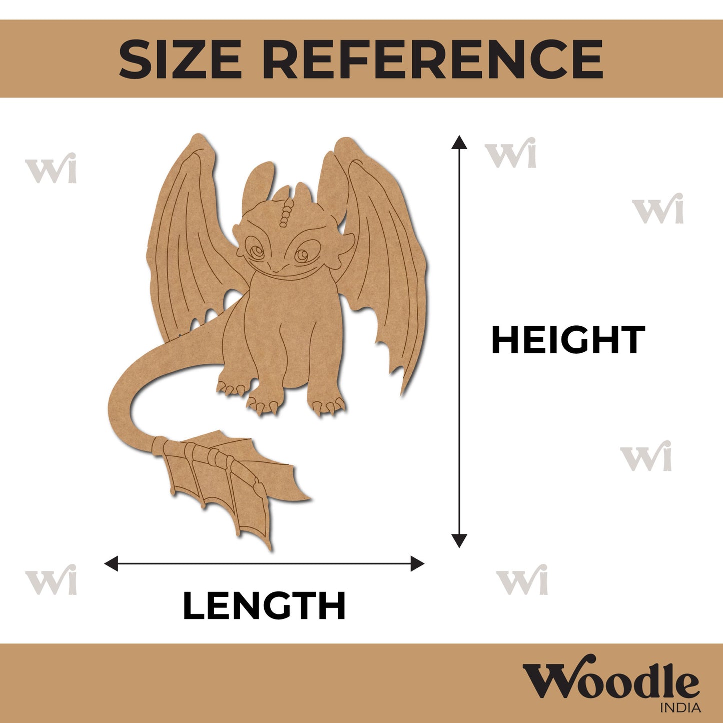 Dragon Pre Marked MDF Design 2