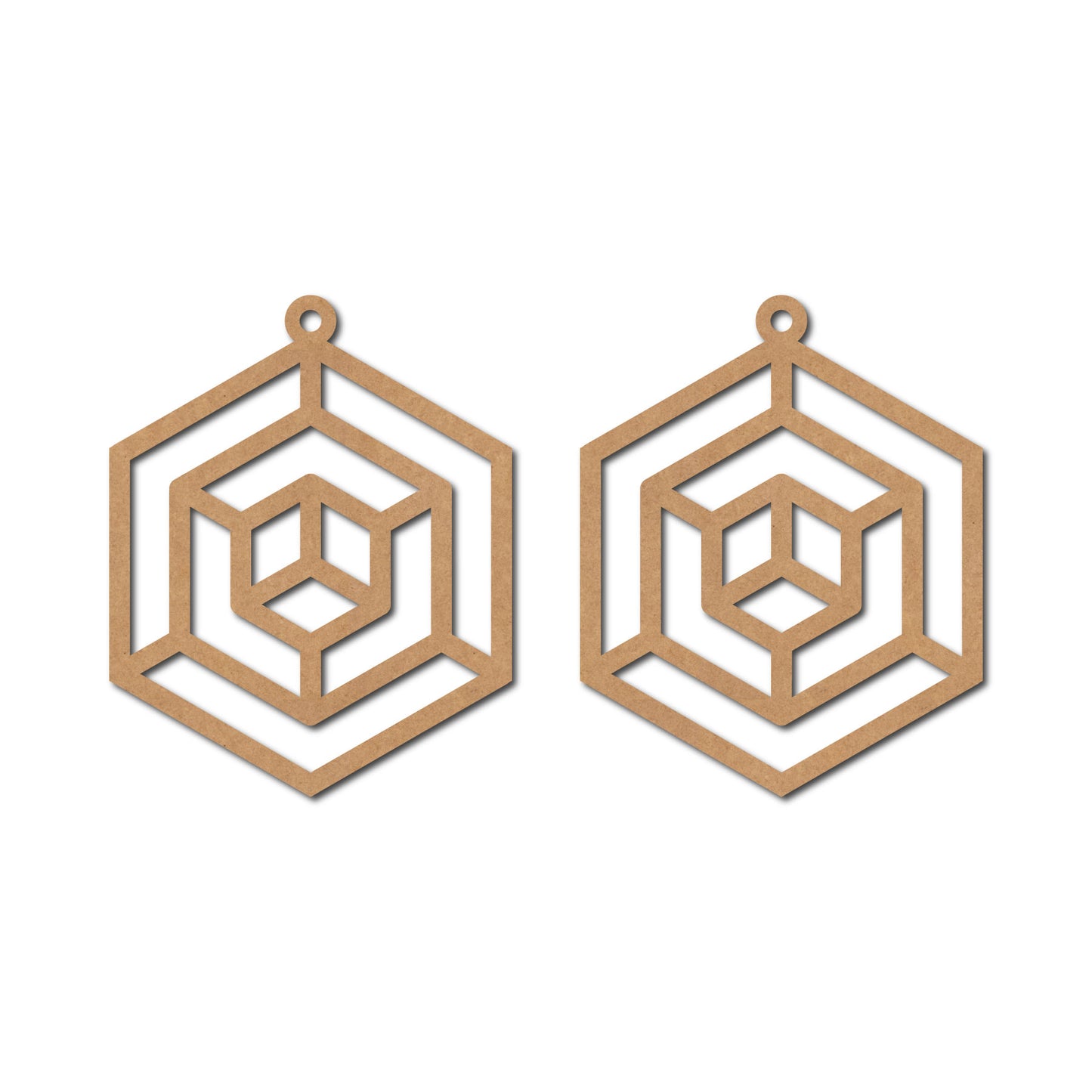 Earrings MDF Design 136