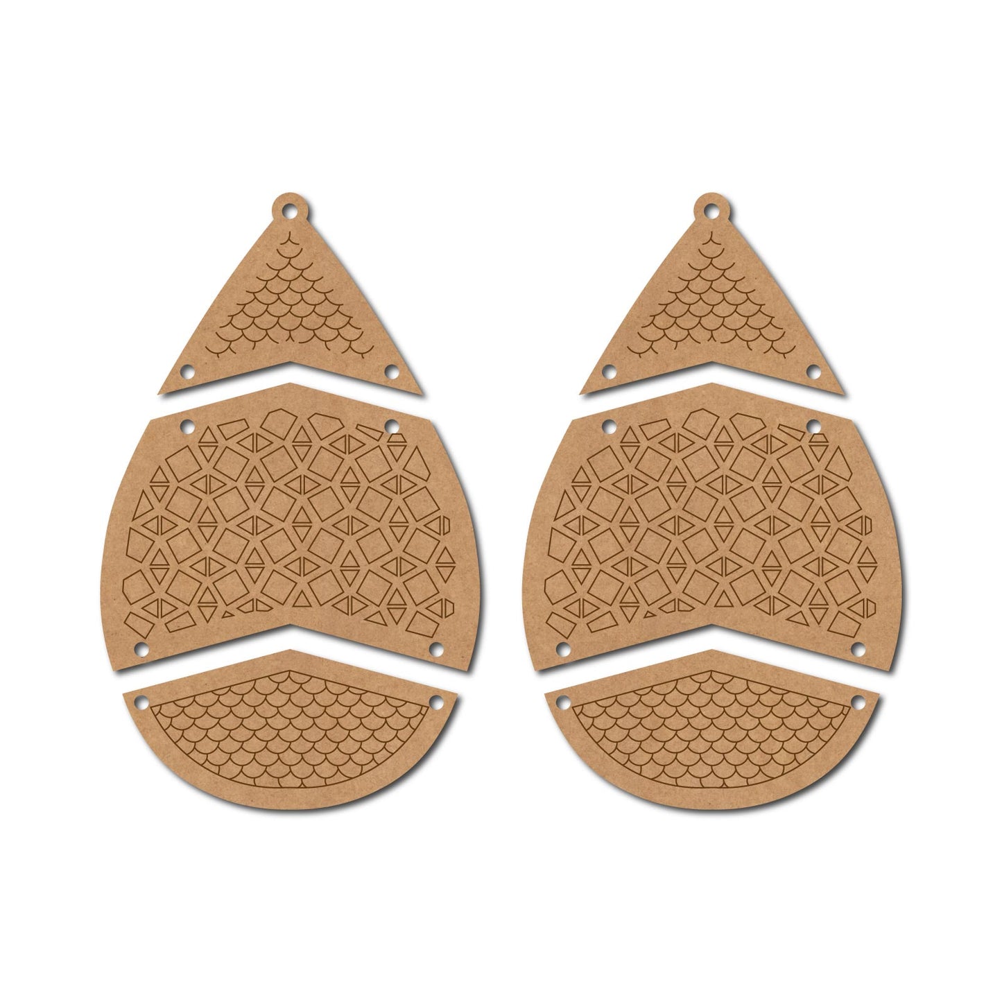 Earrings MDF Design 199