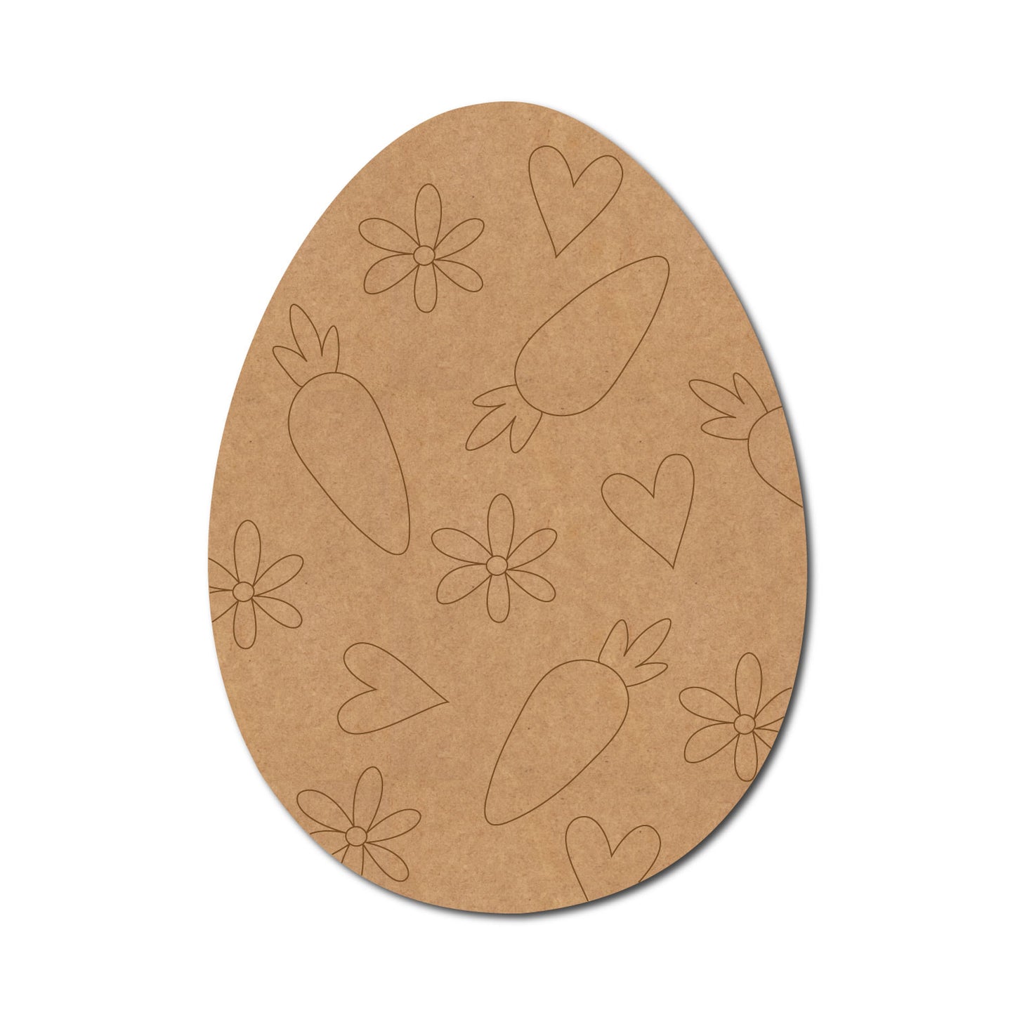 Easter Egg Pre Marked MDF Design 6