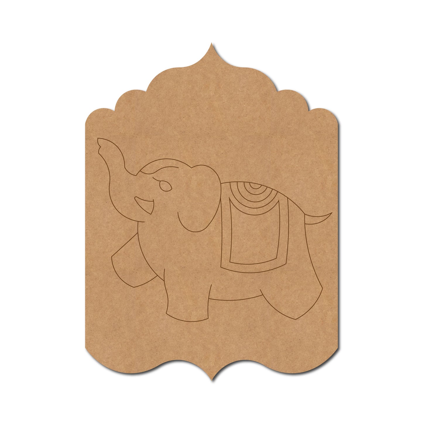 Elephant Pre Marked Base MDF Design 1