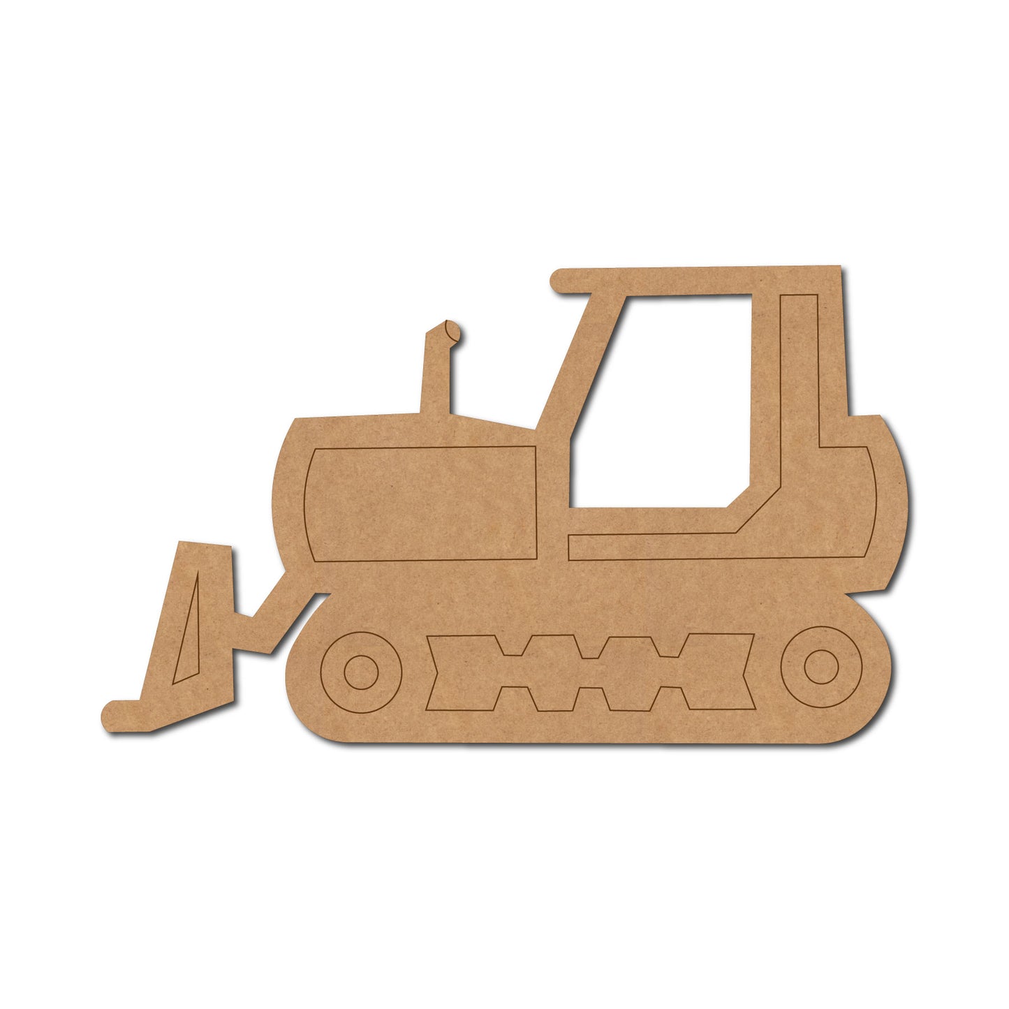 Excavator Pre Marked MDF Design 4