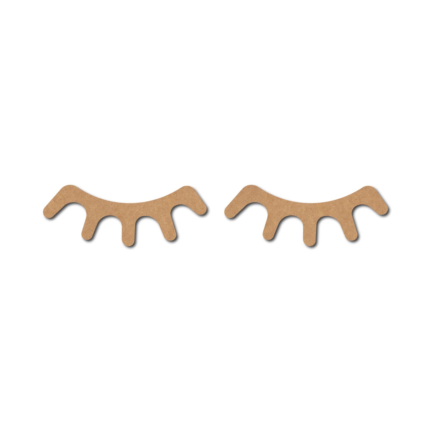Eyelashes Cutout MDF Design 1