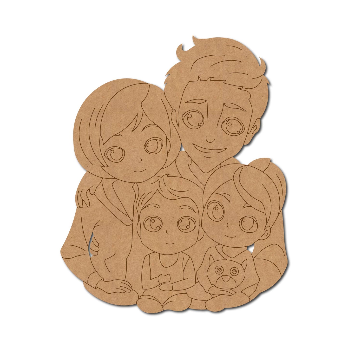 Family Pre Marked MDF Design 11