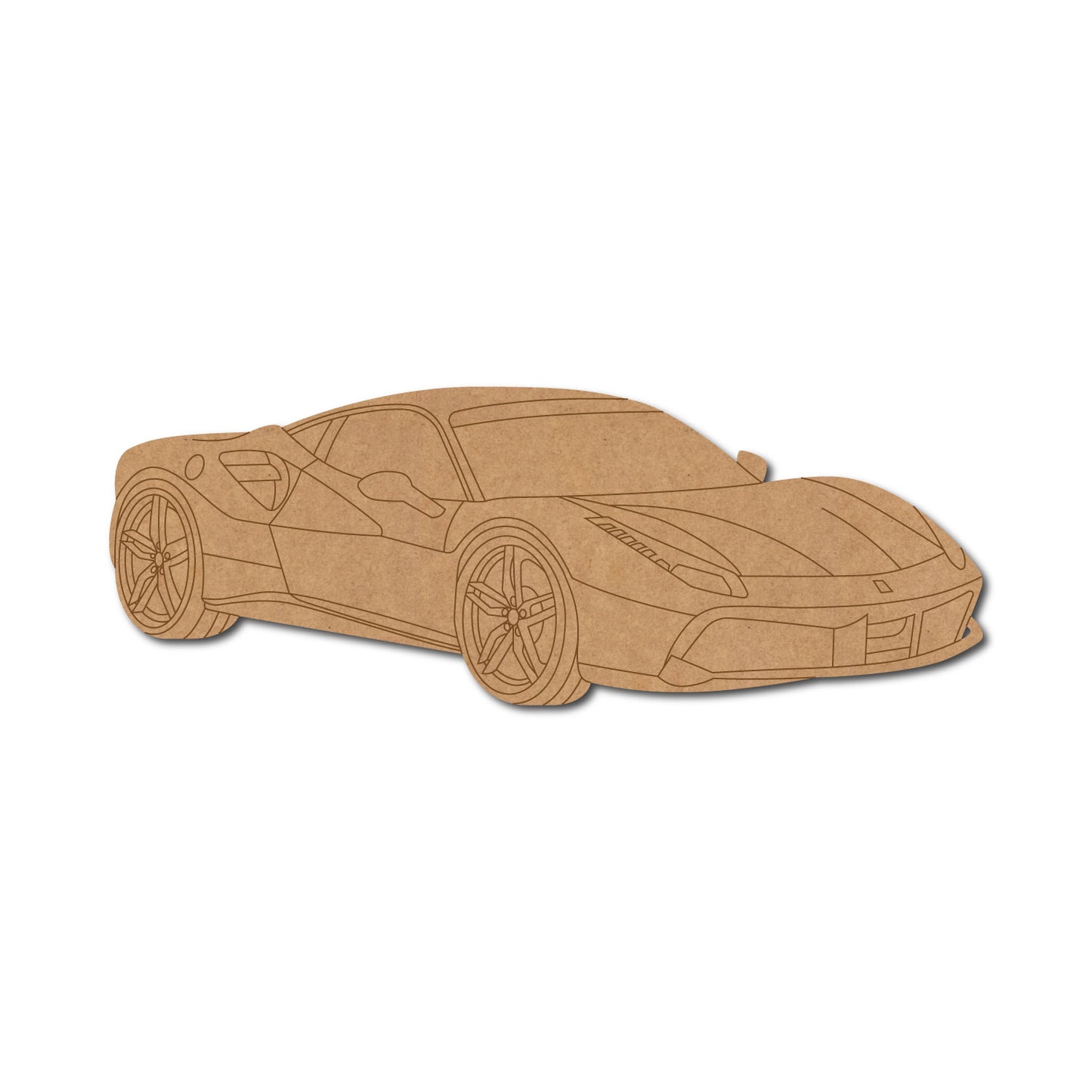 Ferrari Car Pre Marked MDF Design 1