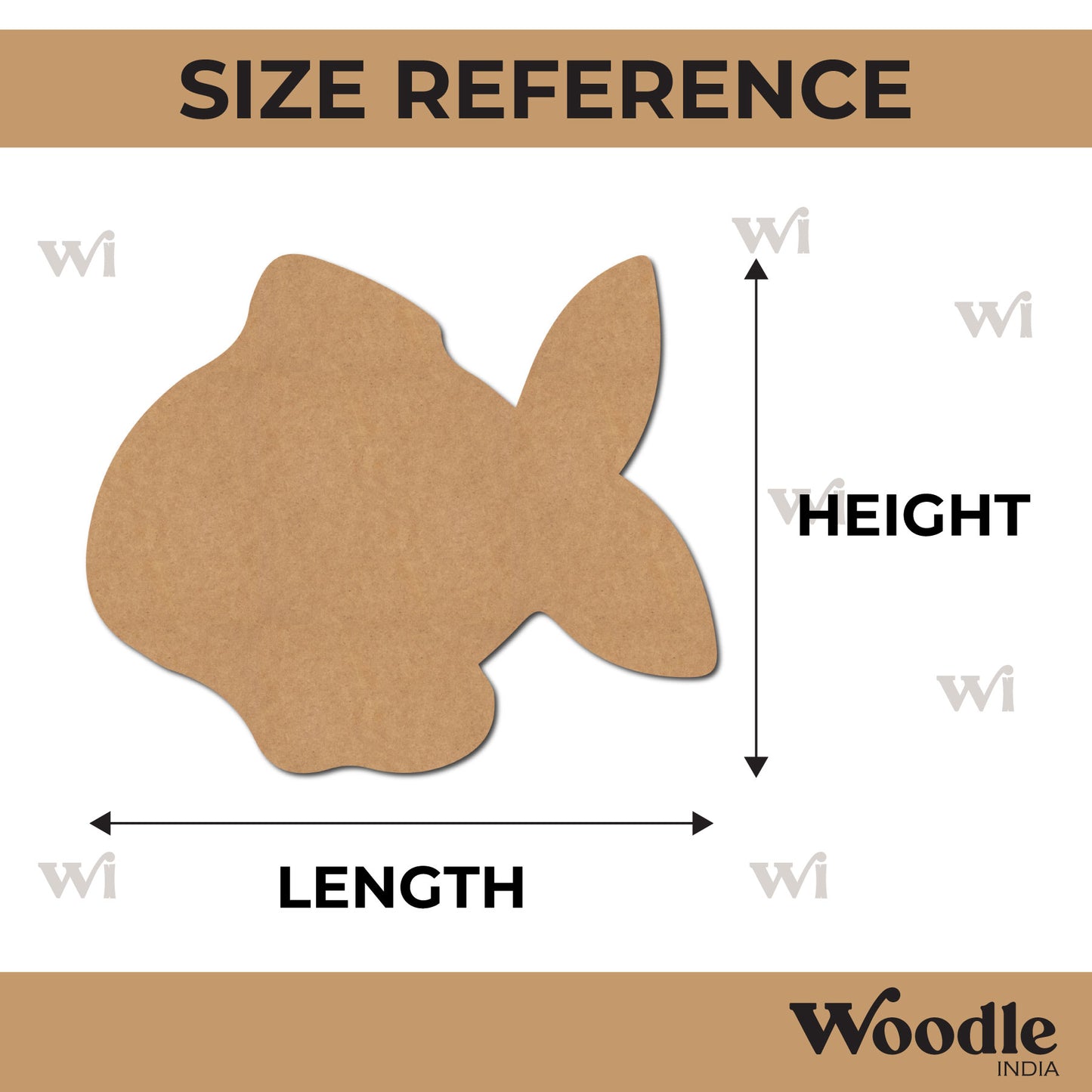 Fish Cutout MDF Design 4