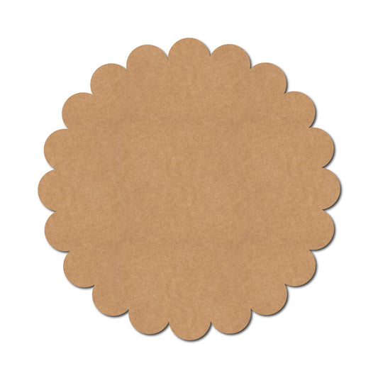 Flower Base Cutout MDF Design
