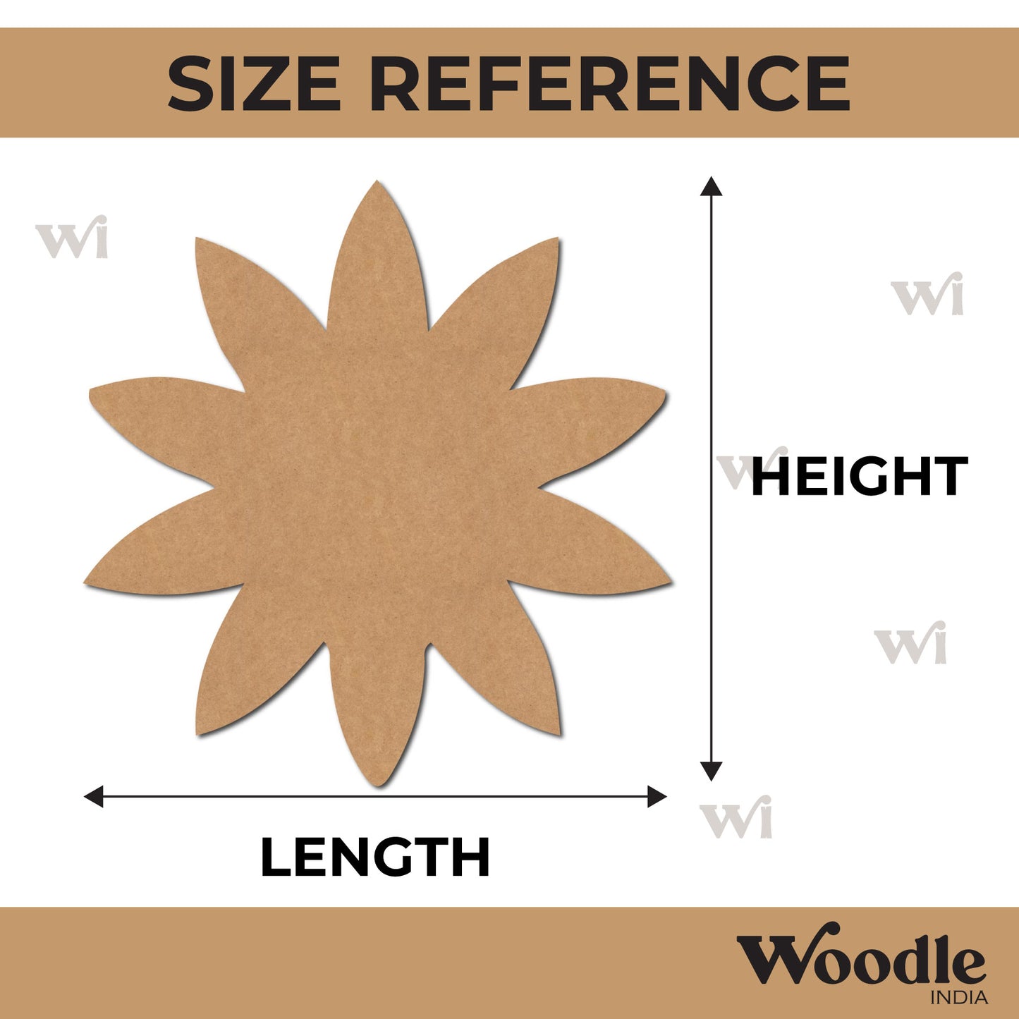 Flower Cutout MDF Design 18