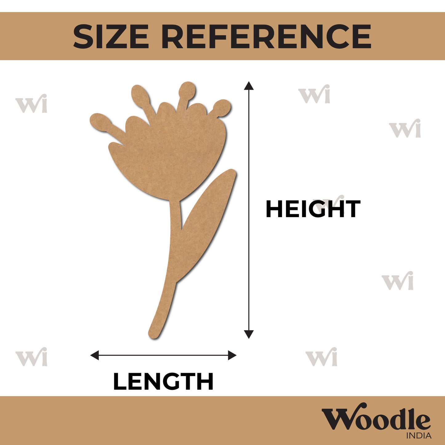 Flower Cutout MDF Design 5