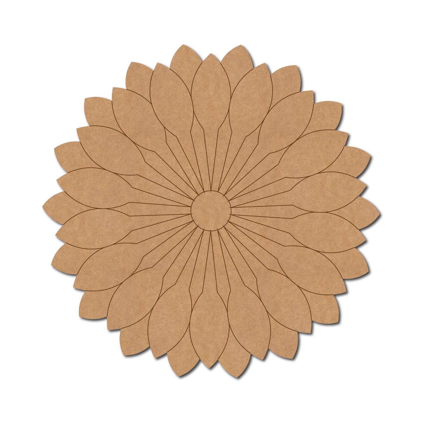 Flower Pre Marked MDF Design 3