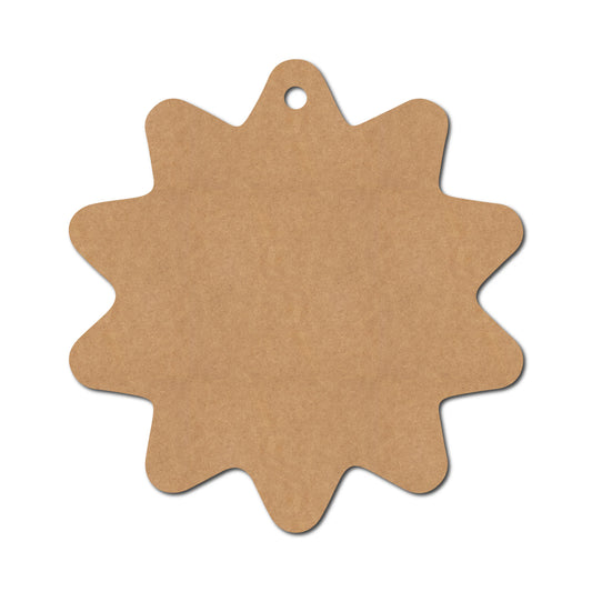 Flower With One Hole Cutout MDF Design 1