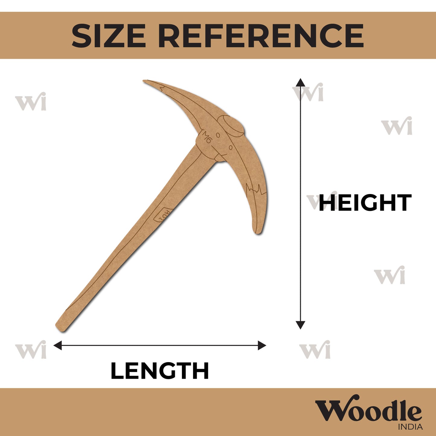 Fortnite Axe Pre Marked MDF Design 1