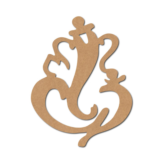 Ganesha Cutout MDF Design 2