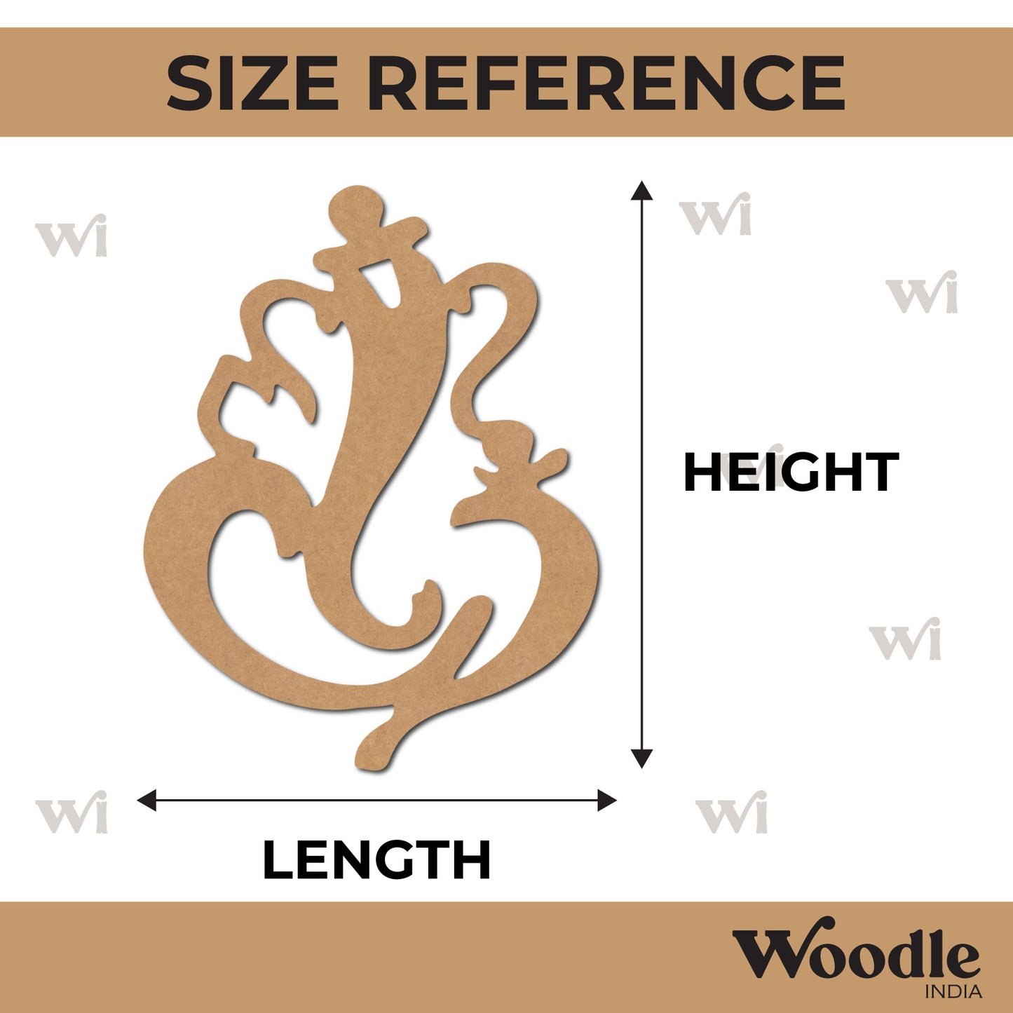 Ganesha Cutout MDF Design 2