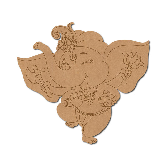 Ganesha Pre Marked MDF Design 35