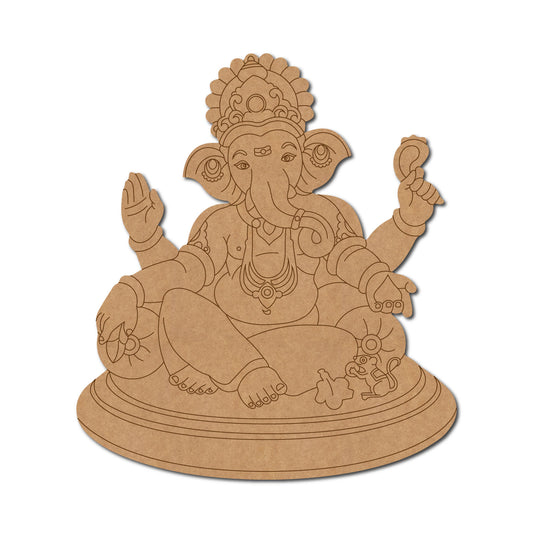 Ganesha Pre Marked MDF Design 42