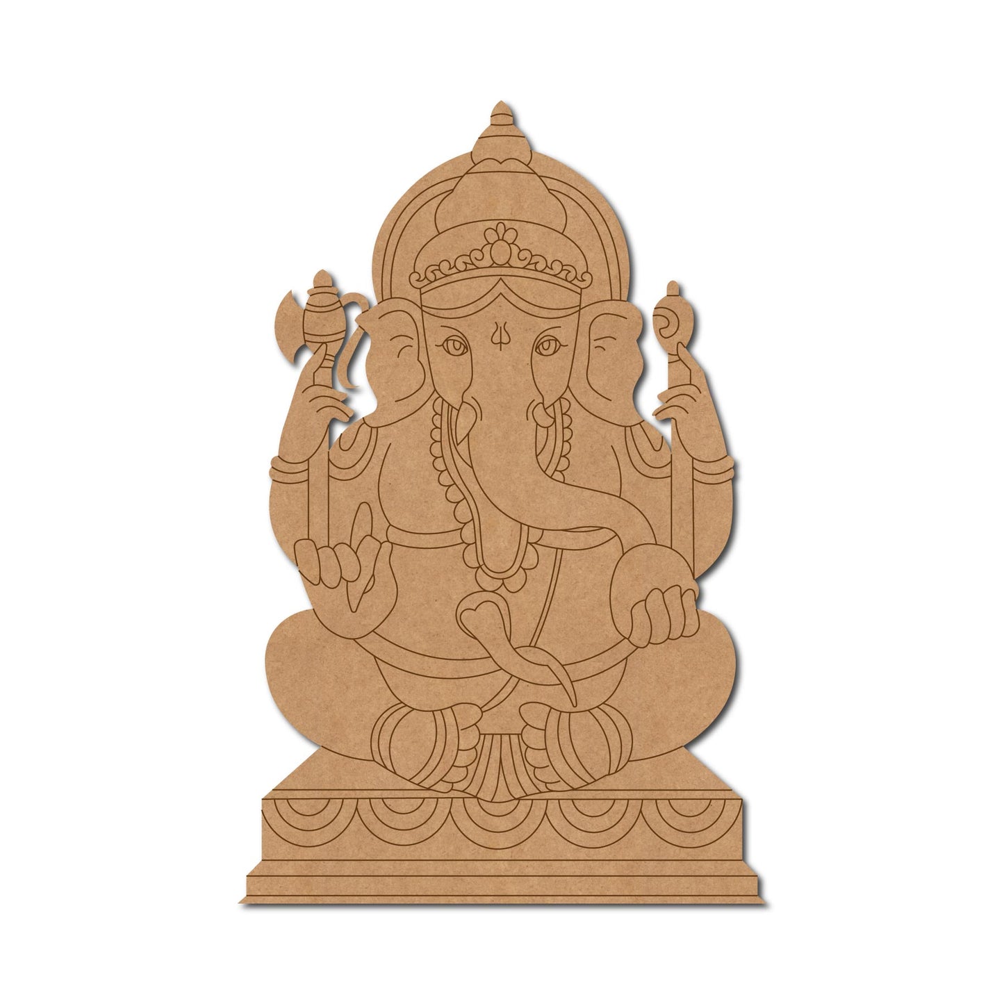 Ganesha Pre Marked MDF Design 53