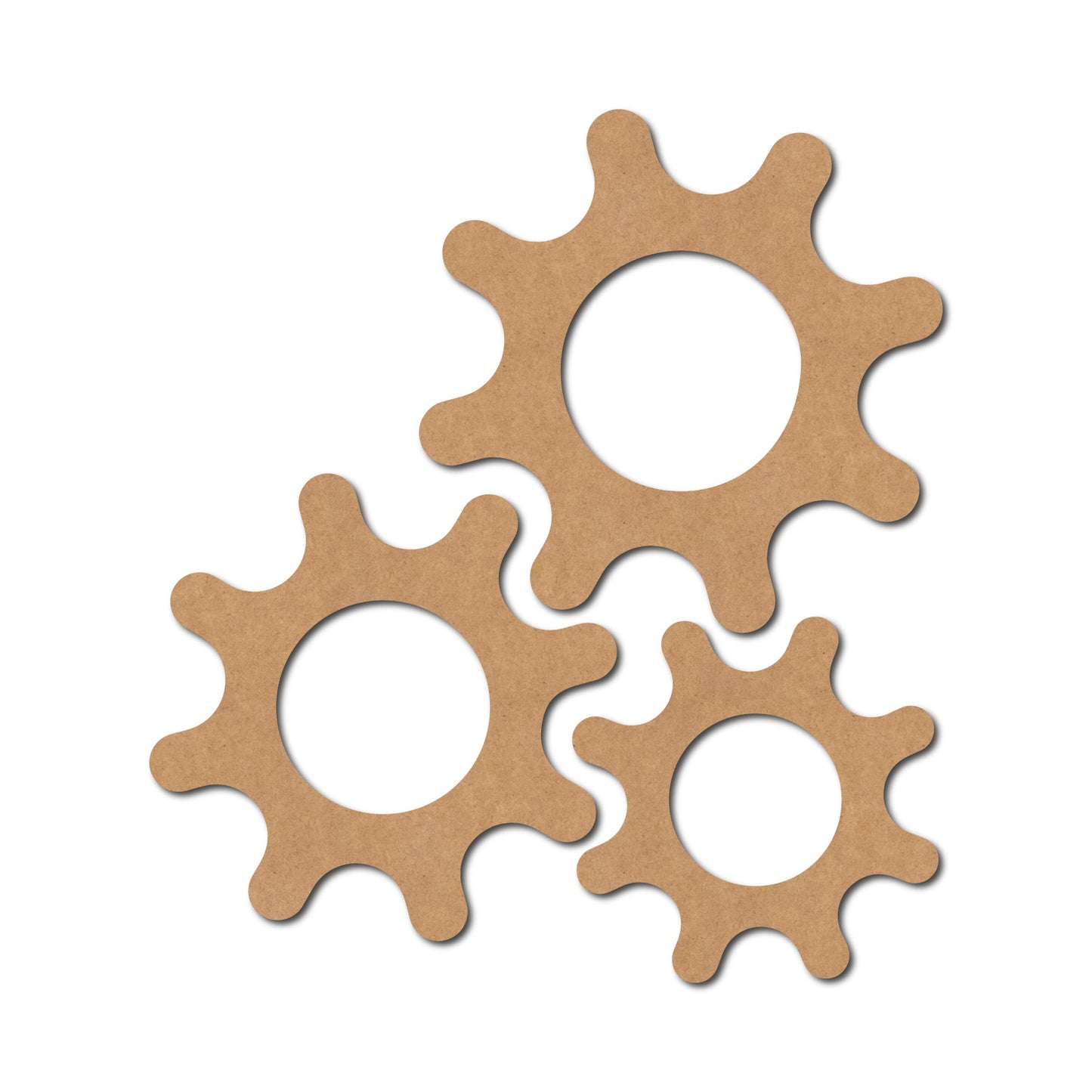 Gear Cutout MDF Design 1