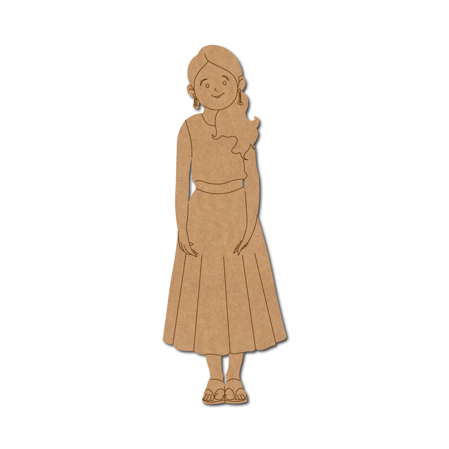 Girl Pre Marked MDF Design 18