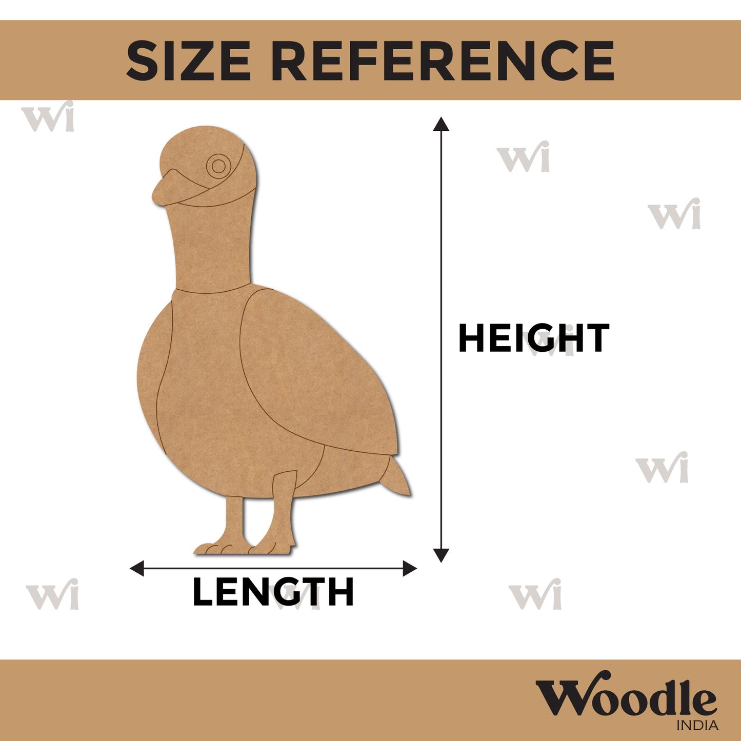 Goose Pre Marked MDF Design 5