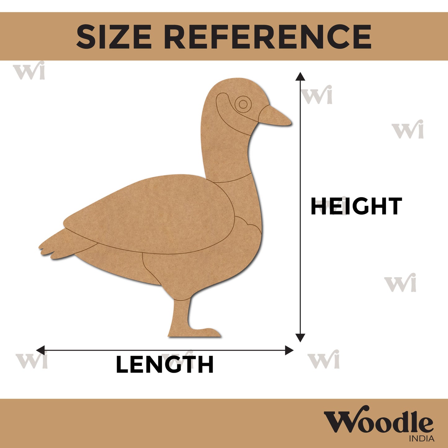 Goose Pre Marked MDF Design 7