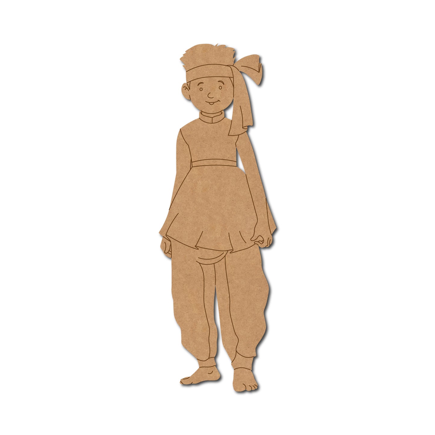 Gujarati Boy Pre Marked MDF Design 1