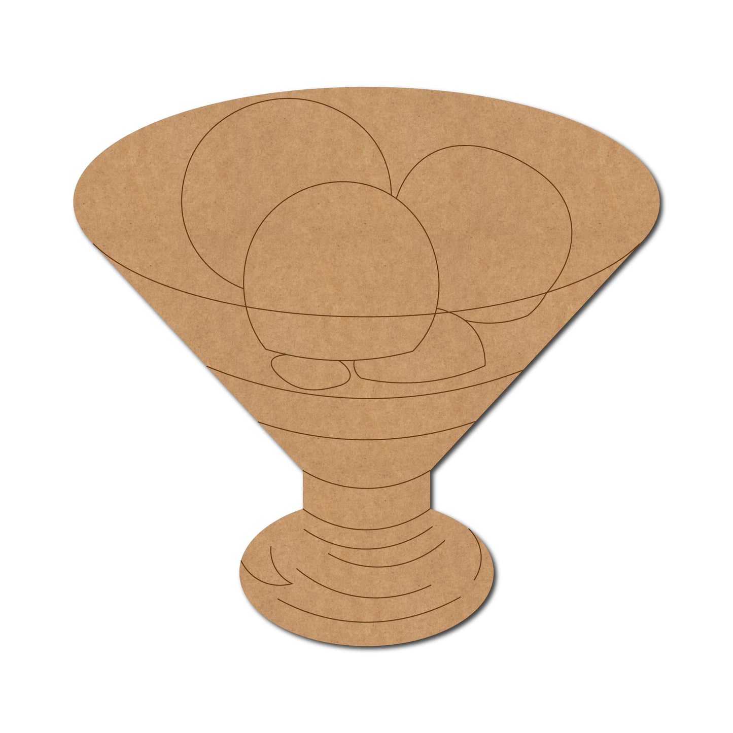 Gulab Jamun Dessert Pre Marked MDF Design 1