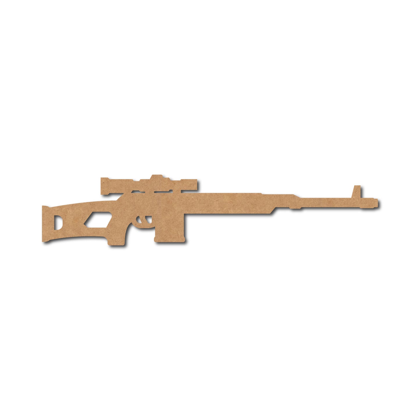 Gun Cutout MDF Design 7
