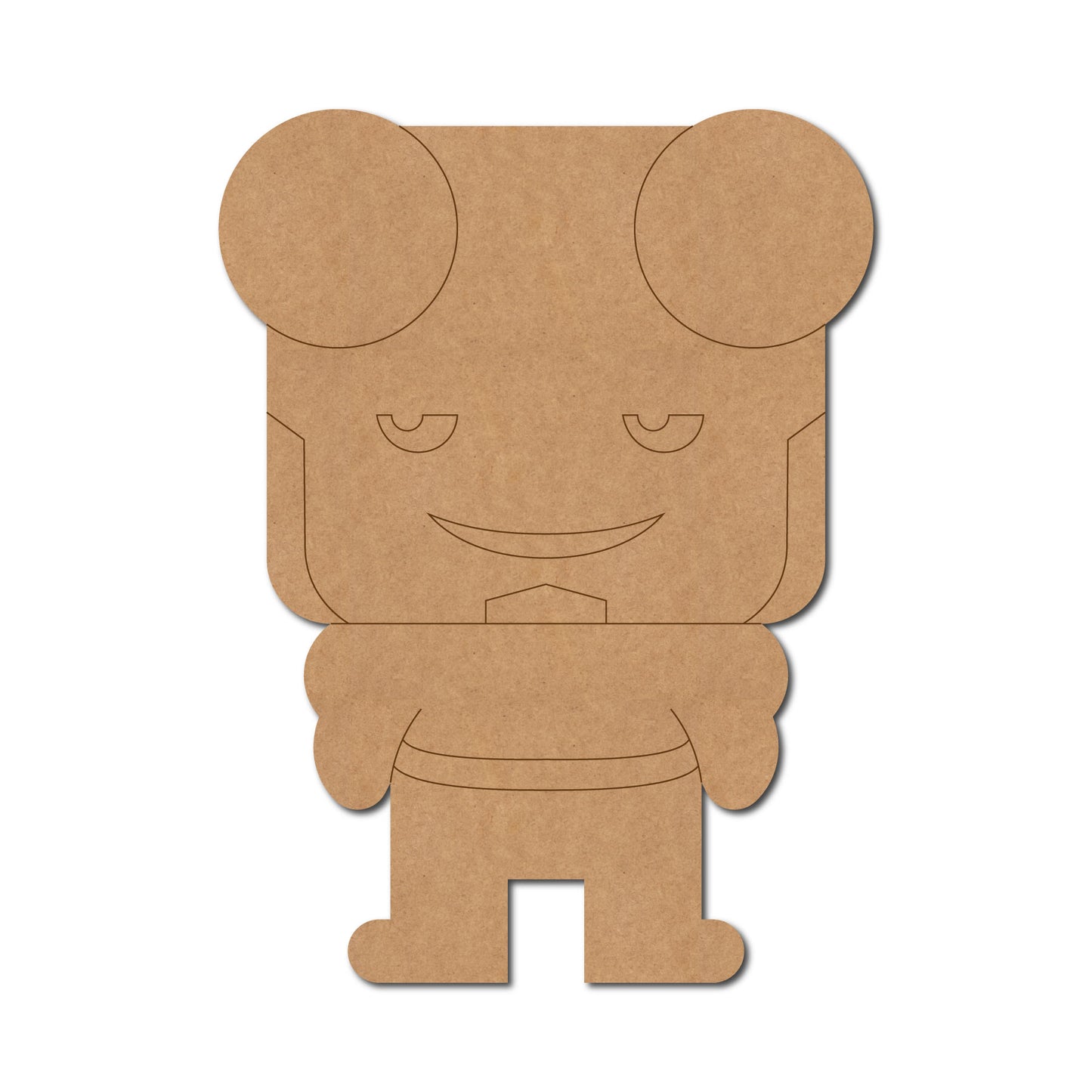 Hellboy Cartoon Pre Marked MDF Design 1