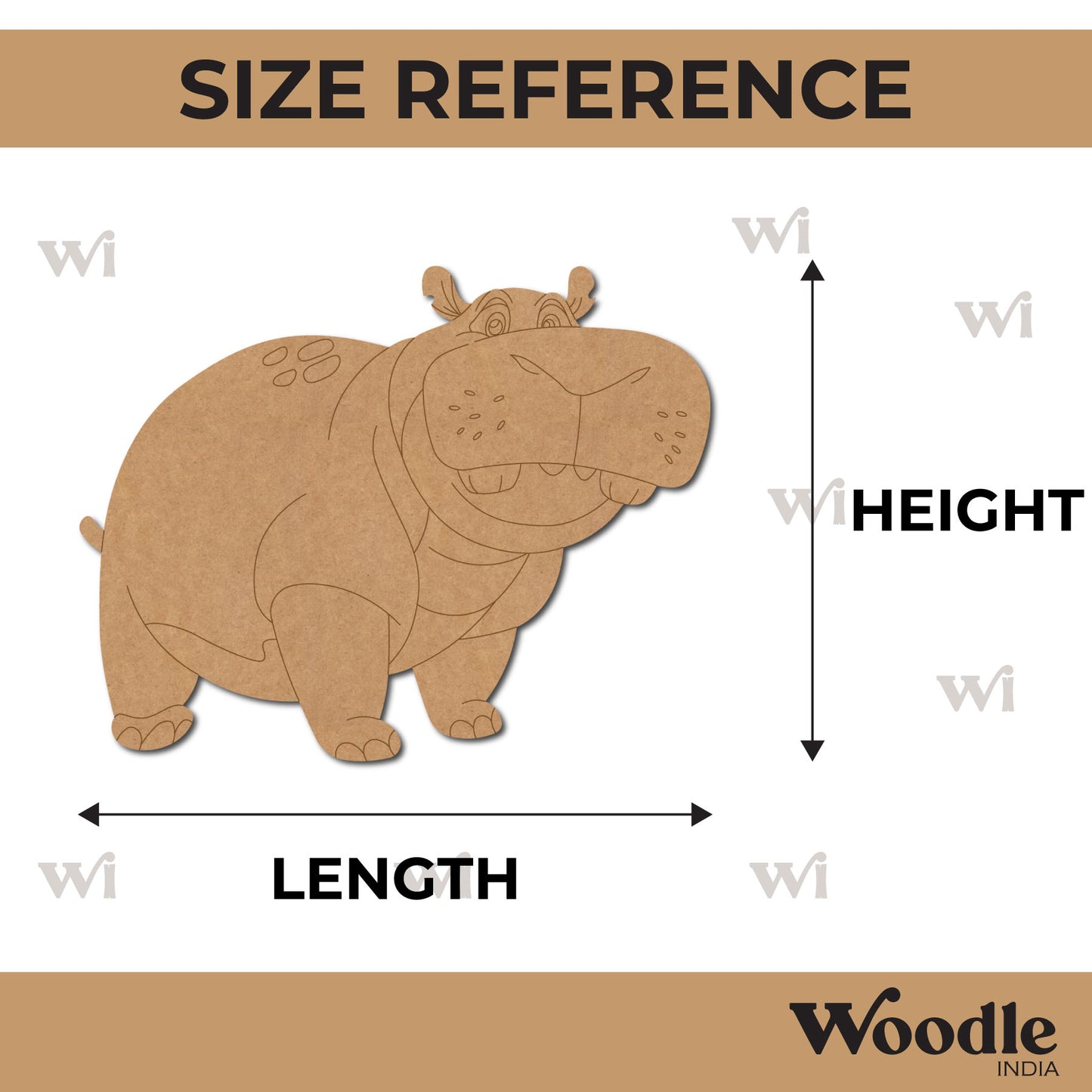 Hippo Pre Marked MDF Design 5