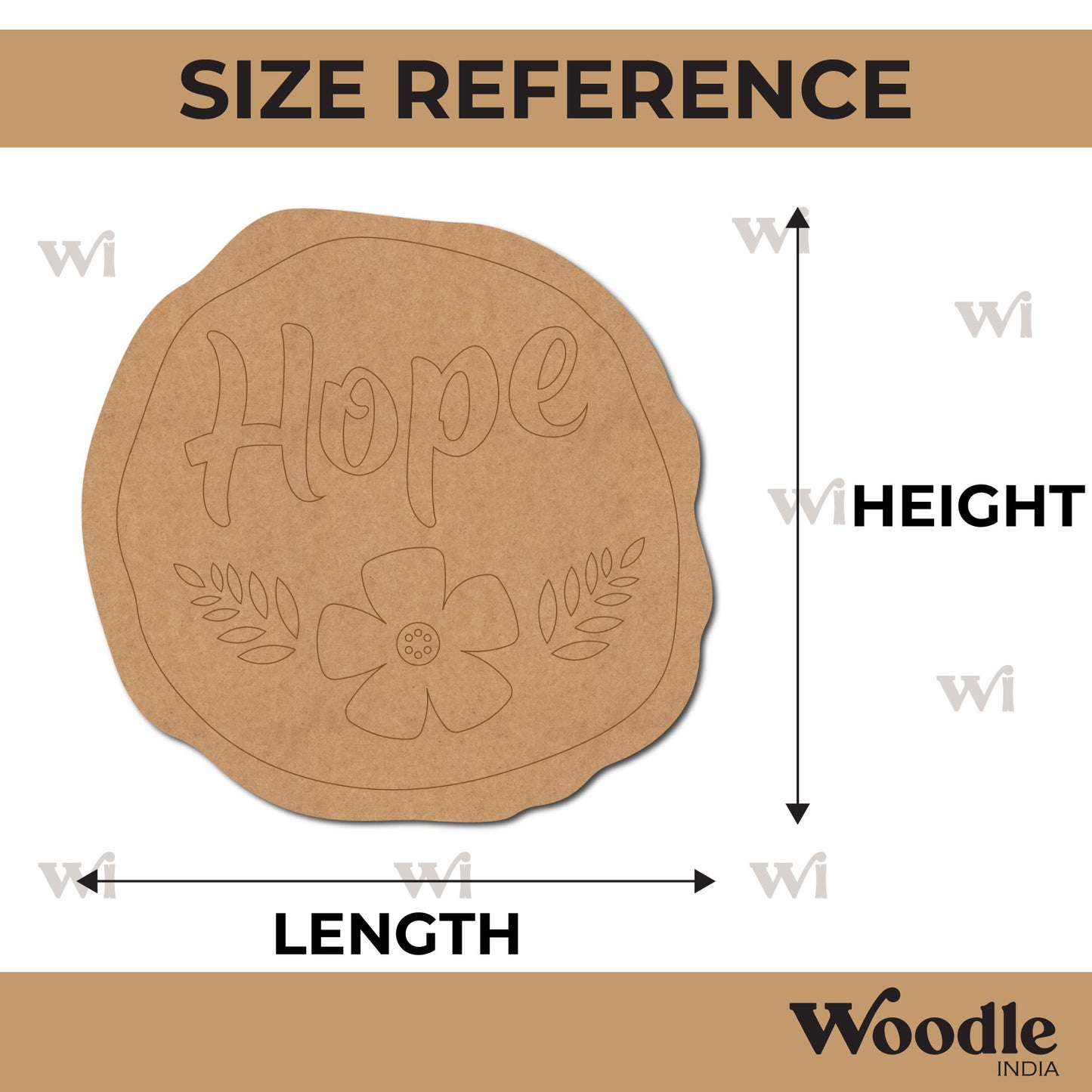 Hope Pre Marked Base MDF Design 1