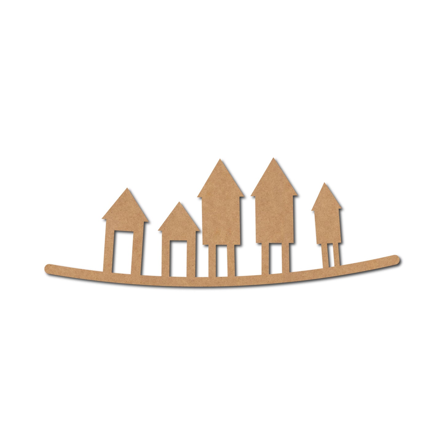 House Base Cutout MDF Design 1