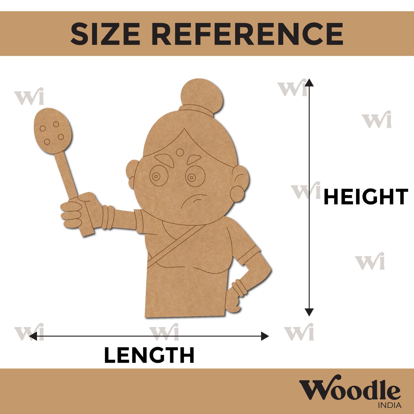 House Maid Pre Marked MDF Design 4