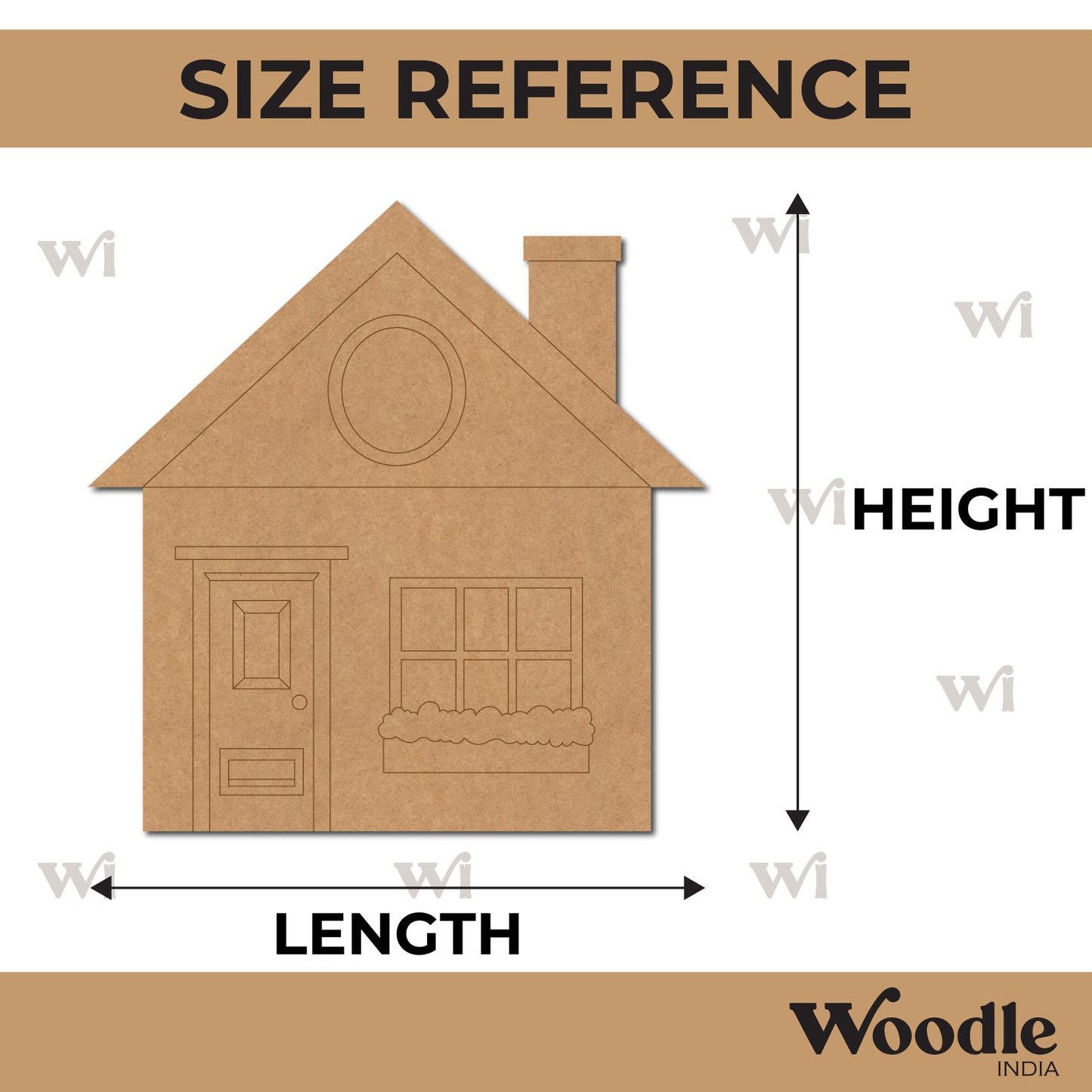 House Pre Marked MDF Design 3