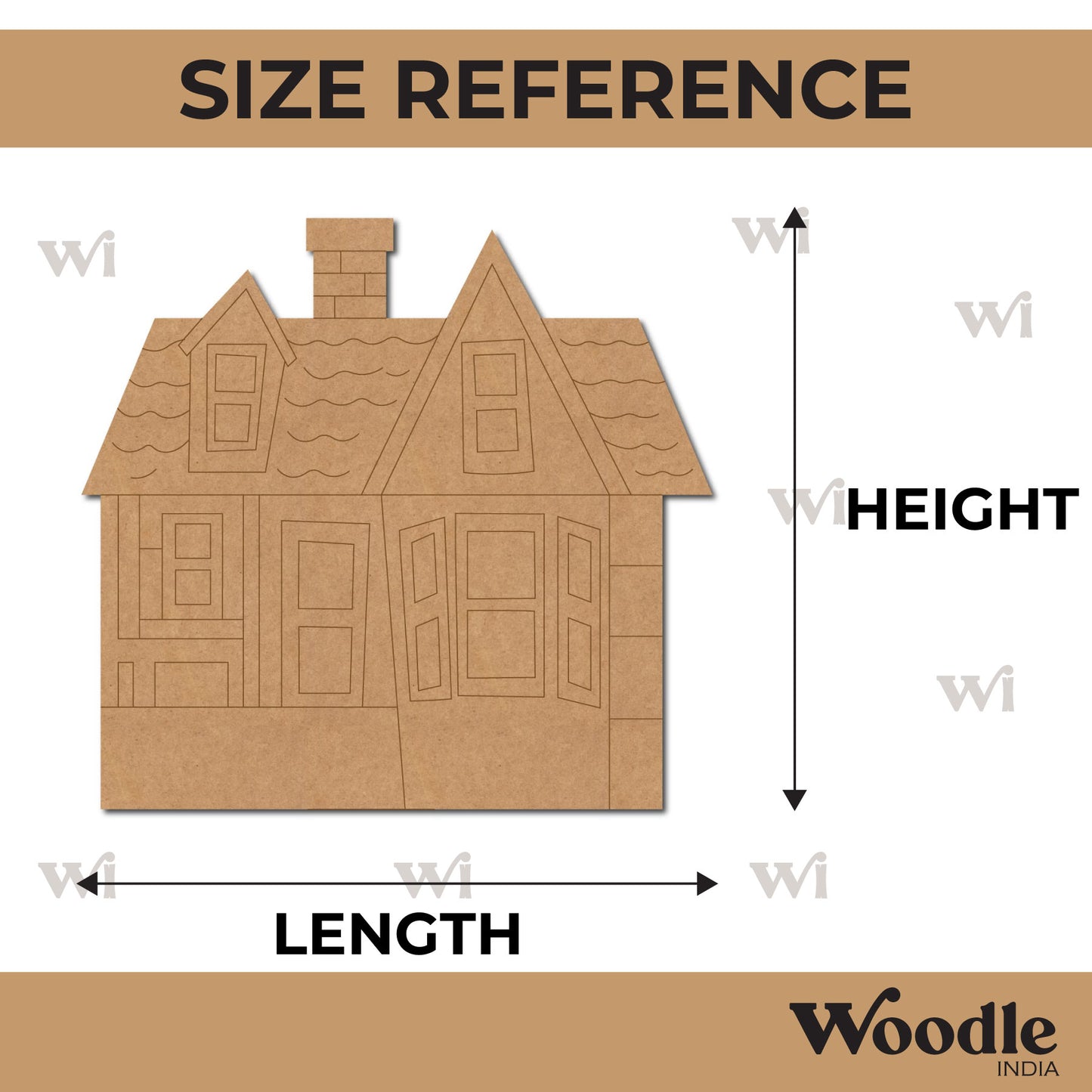 House Pre Marked MDF Design 6
