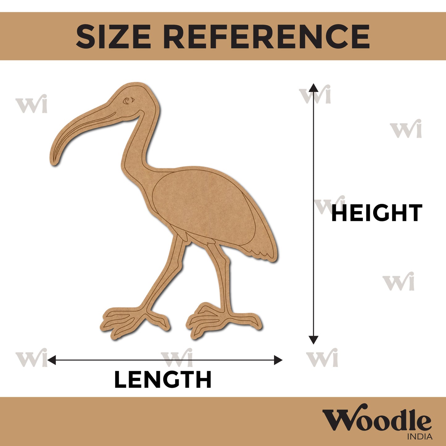 Ibis Pre Marked MDF Design 1
