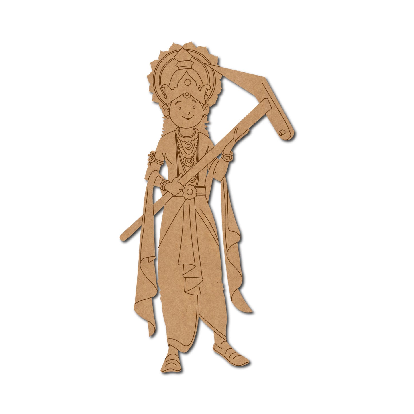 Indian Royal King Pre Marked MDF Design 9