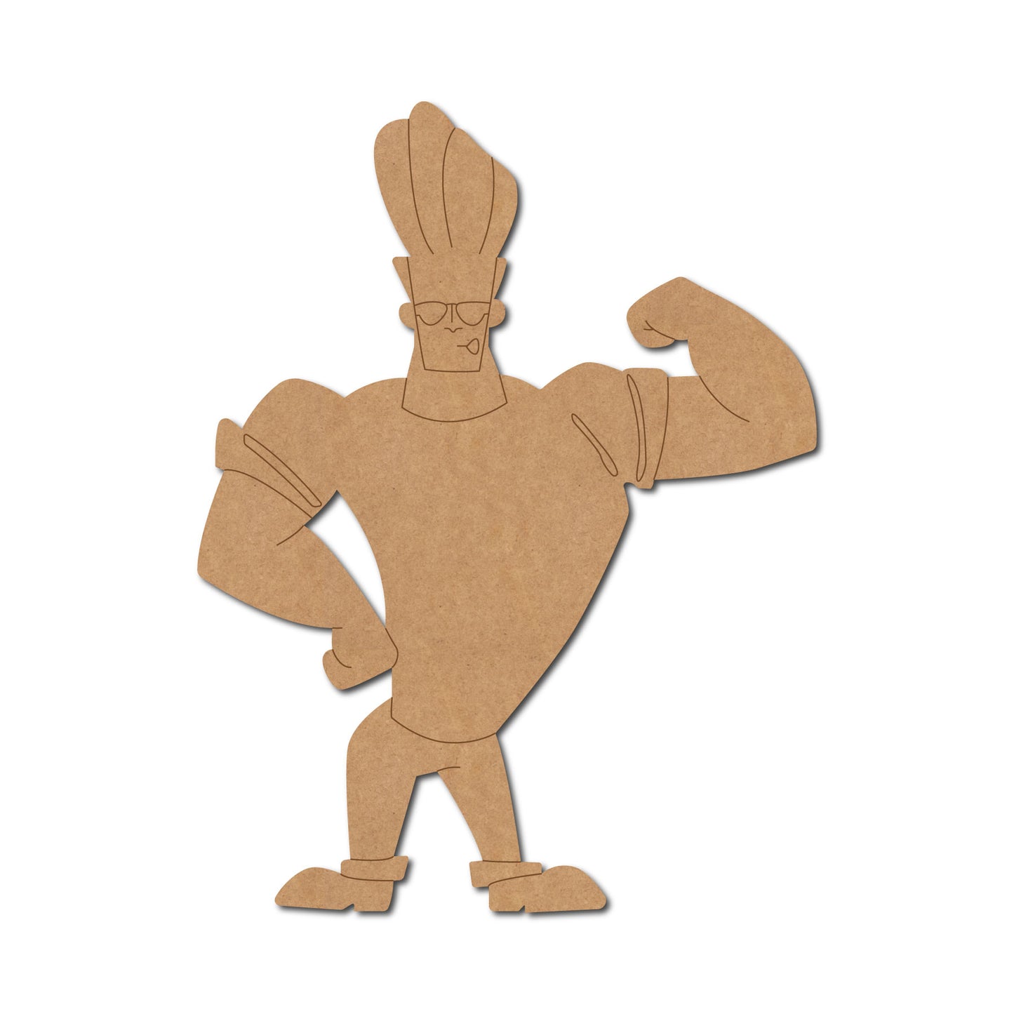Johnny Bravo Pre Marked MDF Design 1