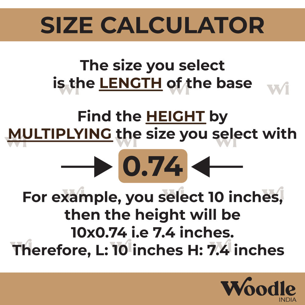 Jurassic Park Themed Nameplate MDF Design Size Calculator