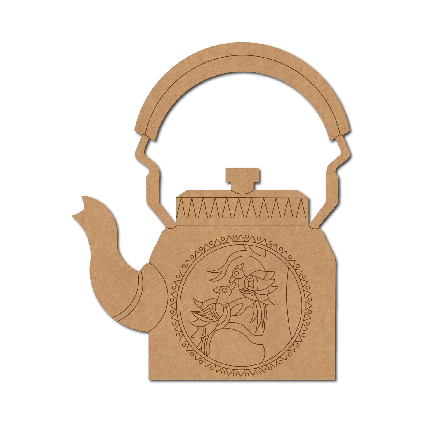 Kettle Bird Pre Marked MDF Design 1