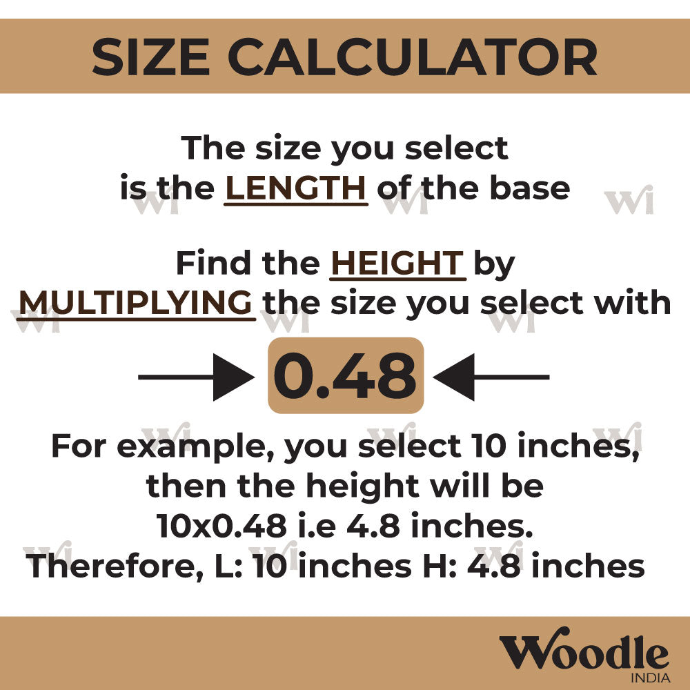 Key Cutout MDF Design Size