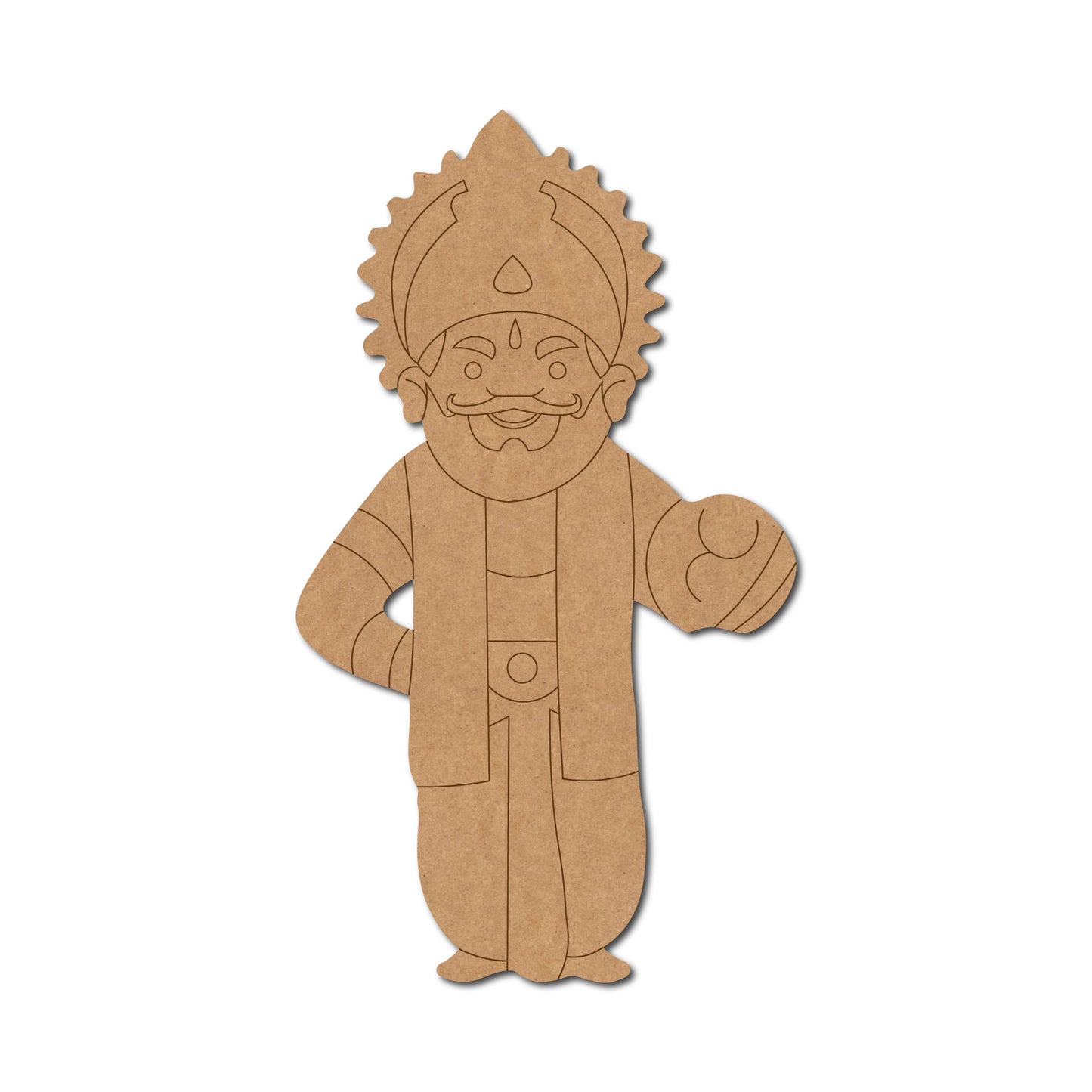 King Dashrath Pre Marked MDF Design 3